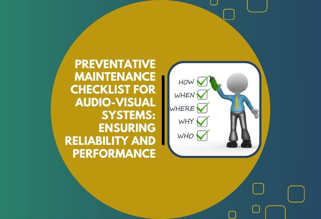 The Complete AV Troubleshooting Checklist Every Professional Needs