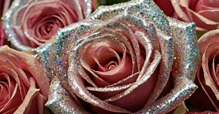 Glitter Roses: A Mesmerizing Blend of Nature and Art